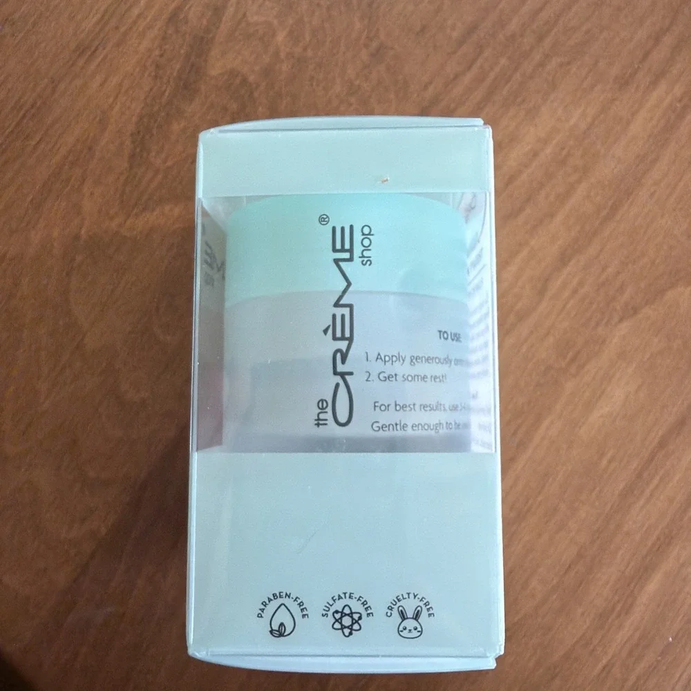 NEW The Crème Shop Overnight Lip‎ Therapy Masque, Plumping Peppermint